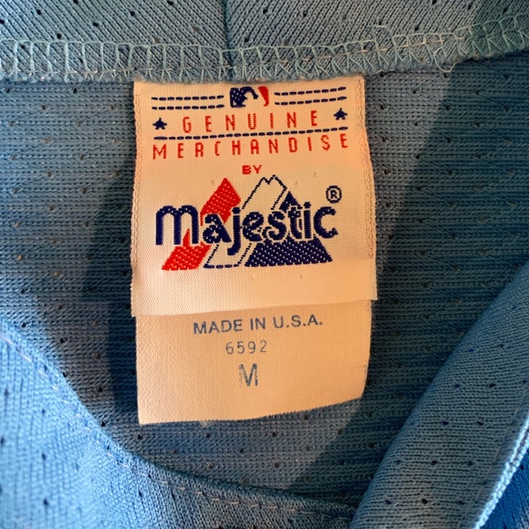 Majestic Men’s Size Medium MLB ⚾️ NY Mets Rare Blue Alternate Jersey - Picture 8 of 10